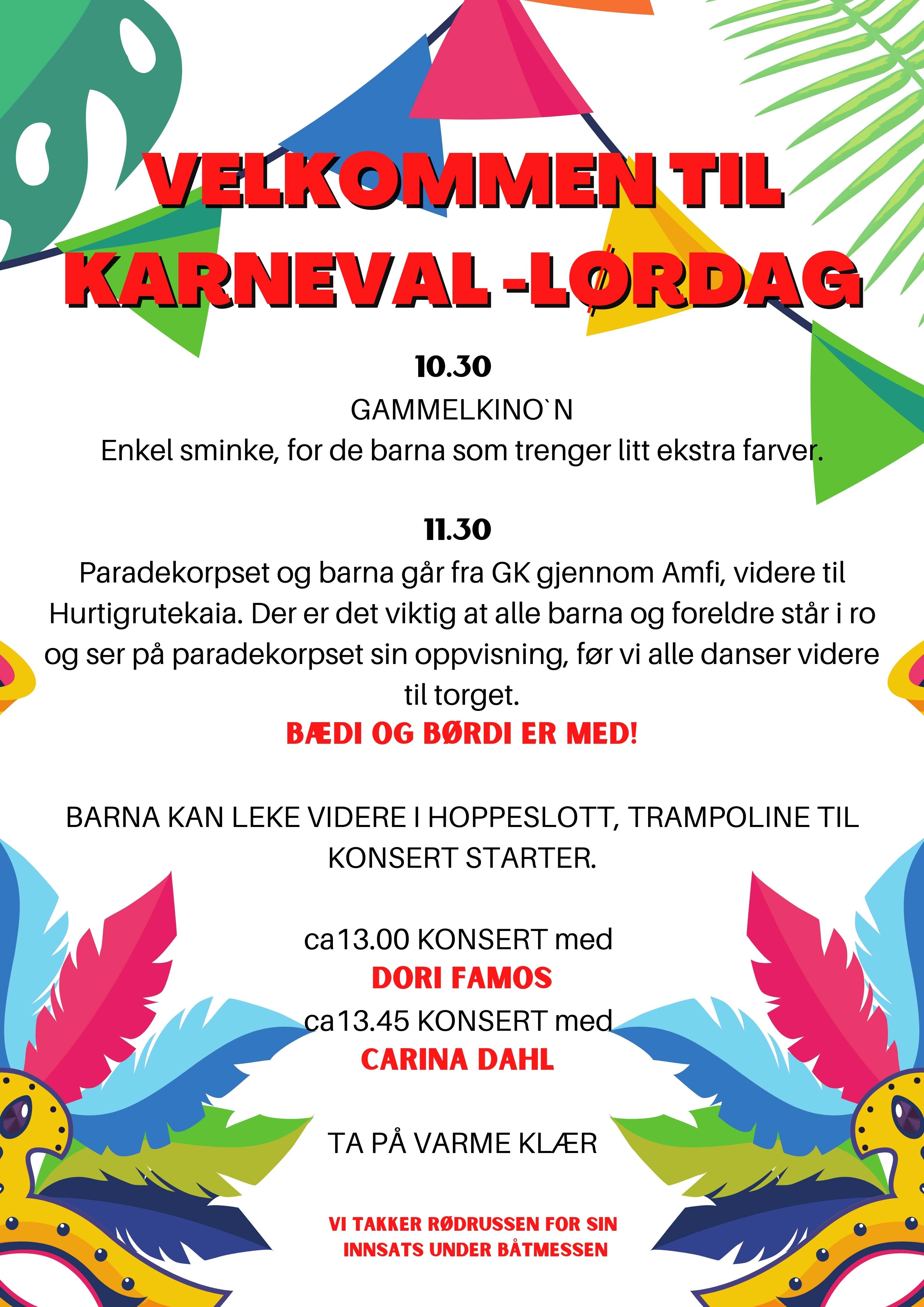 PROGRAM LØRDAG 